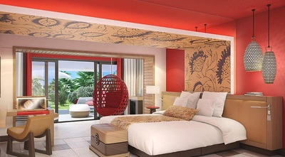 Ruang Kamar Interior Modern Minimalis, Club Med, Bali